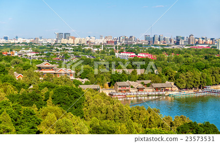 Kunming Lake seen from the Summer Palace - Beijing 23573531