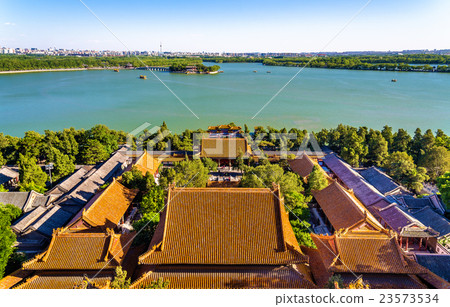 Kunming Lake seen from the Summer Palace - Beijing Kunming Lake seen from the Summer Palace - Beijing 23573534