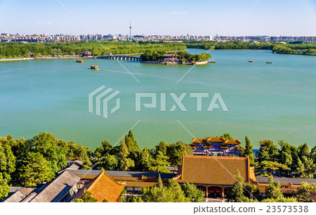 Kunming Lake seen from the Summer Palace - Beijing 23573538