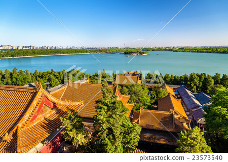 Kunming Lake seen from the Summer Palace - Beijing 23573540