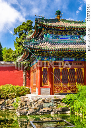 Pavilion in the Beihai park - Beijing, China. Pavilion in the Beihai park - Beijing, China. 23573984