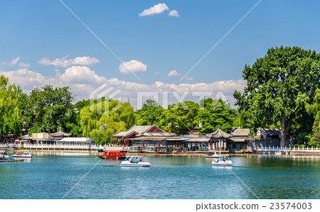 Qianhai lake in Shichahai area of Beijing 23574003