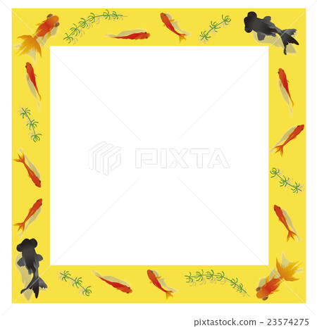 Goldfish square frame 5 yellow Goldfish square frame 5 yellow 23574275