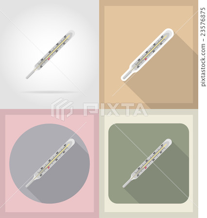 medical objects and equipment flat icons  23576875