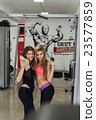Two beautiful girl at the gym 23577859