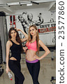 Two beautiful girl at the gym 23577860