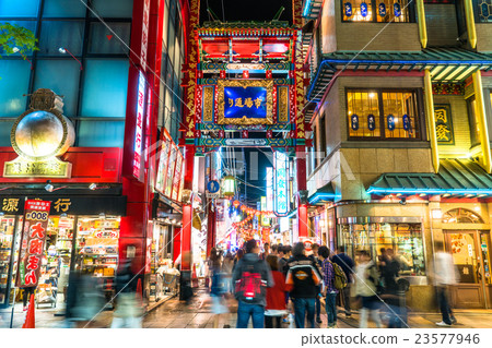 “神奈川縣”橫濱唐人街“夜景” “神奈川縣”橫濱唐人街“夜景” 23577946