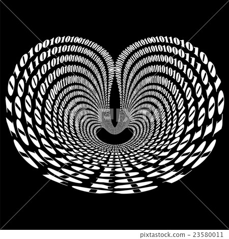 Binary Code Background. Decryption and Encoding 23580011