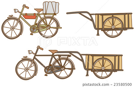 Retro bicycle rear car 23580500