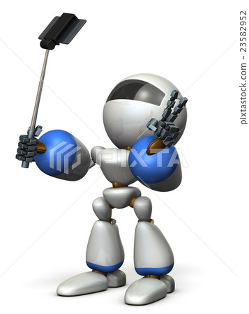 可愛的機器人採取自我 可愛的機器人採取自我 23582952