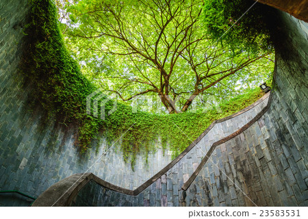 Spiral staircase at Fort Canning Park, Singapore 23583531