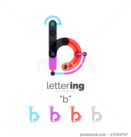 Letter logo line concept Letter logo line concept 23584707