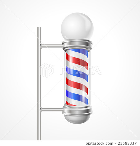 Vector baber shop pole  23585337