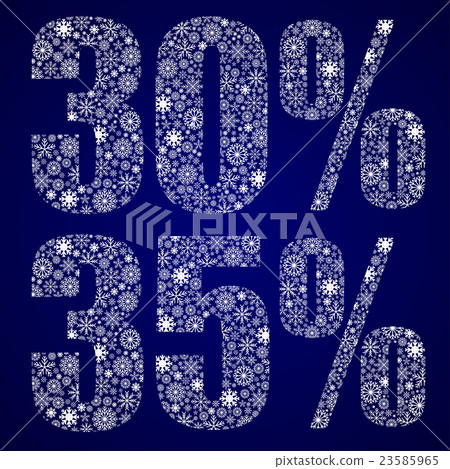 Alphabet of snowflakes. Christmas and New Year. Alphabet of snowflakes. Christmas and New Year. 23585965