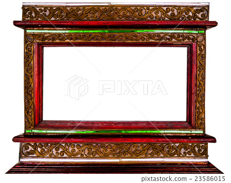 frame of picture made by wood and border vintage frame of picture made by wood and border vintage 23586015