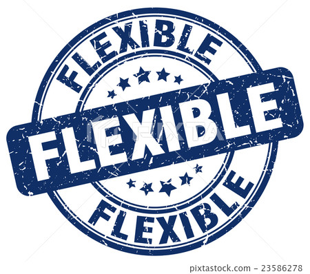 flexible blue grunge round vintage rubber stamp - Stock Illustration ...