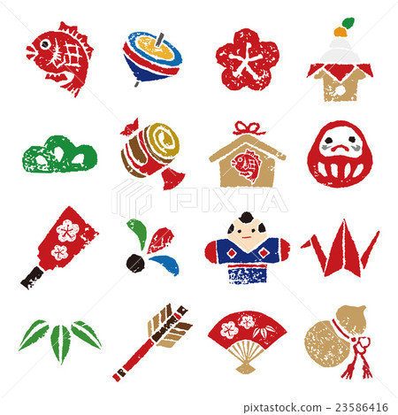 新年的卡片圖標 23586416