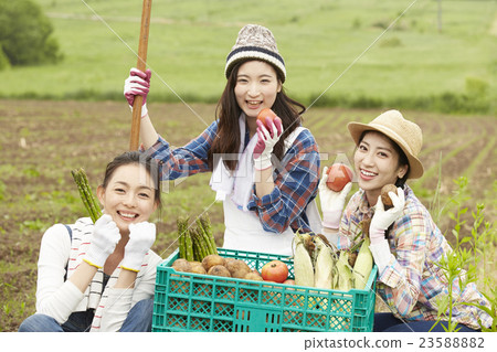農業女孩畫像 23588882