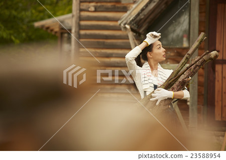 Agriculture Girls portrait Agriculture Girls portrait 23588954