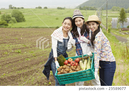 Agriculture Girls portrait Agriculture Girls portrait 23589077