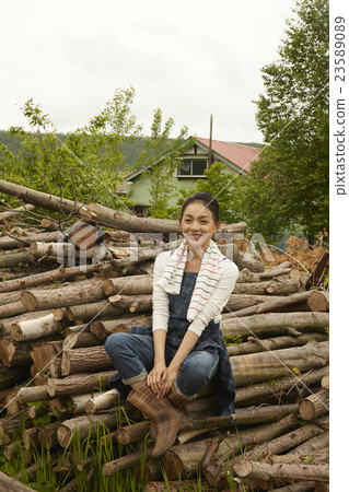 Agriculture Girls portrait Agriculture Girls portrait 23589089