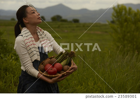 Agriculture Girls portrait Agriculture Girls portrait 23589301