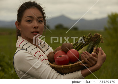 Agriculture Girls portrait Agriculture Girls portrait 23589370