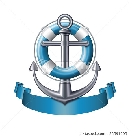 Anchor emblem, vector 23591905