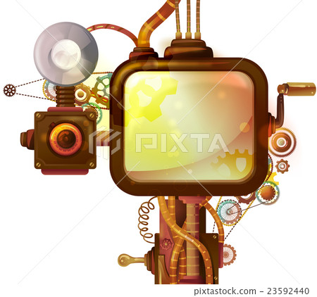 Steampunk Screen Frame - Stock Illustration [23592440] - PIXTA