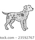 Dog doodle 23592767
