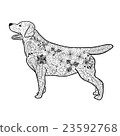Dog doodle 23592768