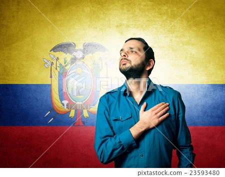 patriot man standing closeup portrait patriot man standing closeup portrait 23593480