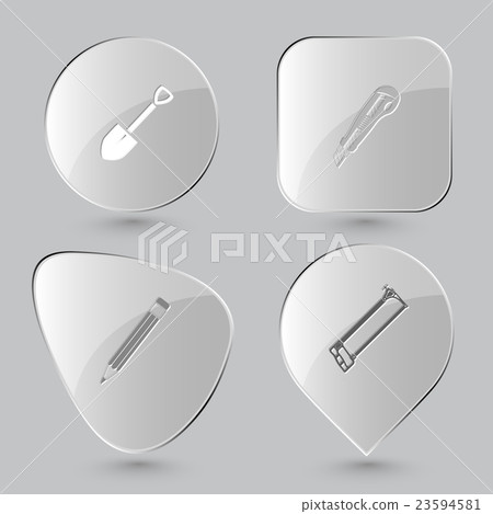 spade, knife, pencil, hacksaw. 23594581
