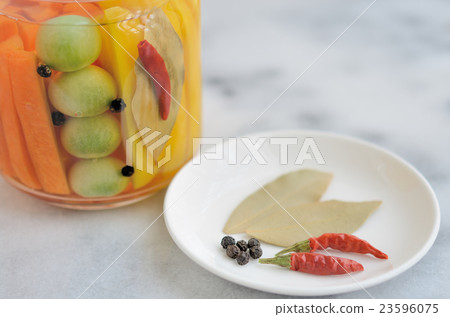 夏季蔬菜沙拉風格泡菜 夏季蔬菜沙拉風格泡菜 23596075