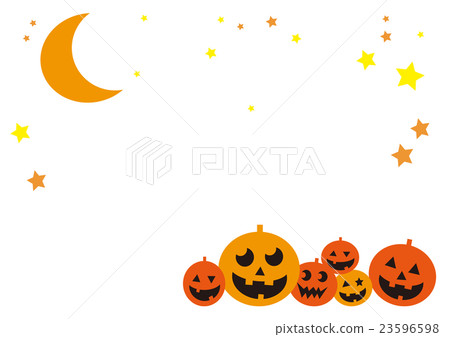 Halloween material Jack O Lantern crescent moon Halloween material Jack O Lantern crescent moon 23596598