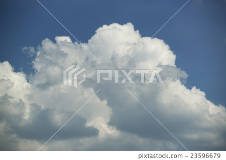 Summer clouds spring in the blue sky 23596679