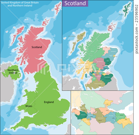 Map of Scotland Map of Scotland 23596902