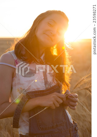 girl at the field girl at the field 23598271