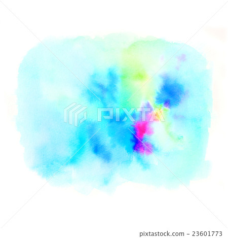 Charming watercolor texture image blue pink yellow 23601773