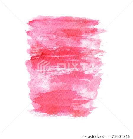 Red watercolor brush strokes texture image 23601846