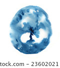Blue watercolor ink illustration sketch abstract Blue watercolor ink illustration sketch abstract 23602021