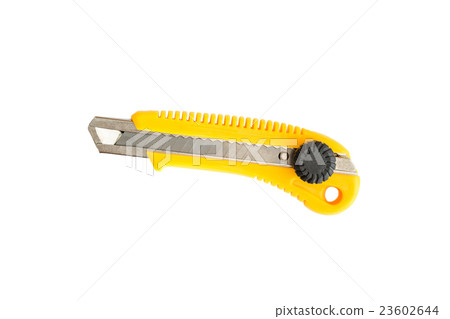 Paper cutter knife isolated on white background. Paper cutter knife isolated on white background. 23602644