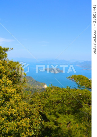 Islands in the Seto Inland Sea (Shishiro Observatory, Aki no Miyajima / Hiroshima Prefecture Hatsukaichi Miyajima Town) 23603443