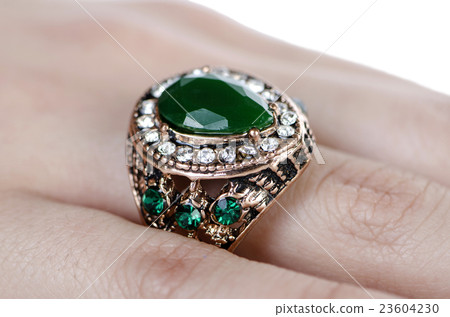 Jewellery ring worn on the finger Jewellery ring worn on the finger 23604230