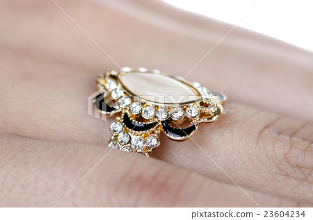 Jewellery ring worn on the finger Jewellery ring worn on the finger 23604234