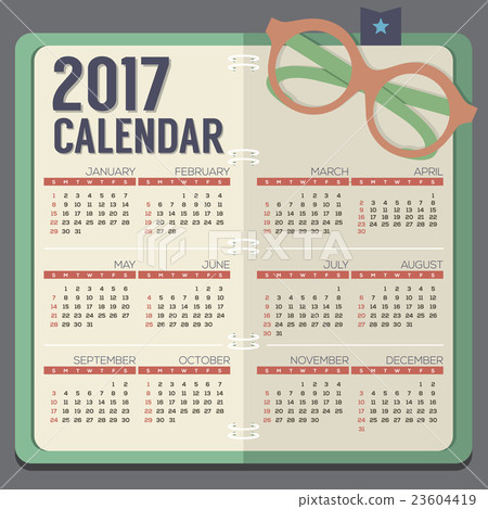 Eyeglasses On Notebook 2017 Printable Calendar. Eyeglasses On Notebook 2017 Printable Calendar. 23604419
