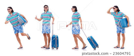 Man preparing for this summer vacation 23604791