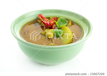 green curry, thai cuisine 23607200