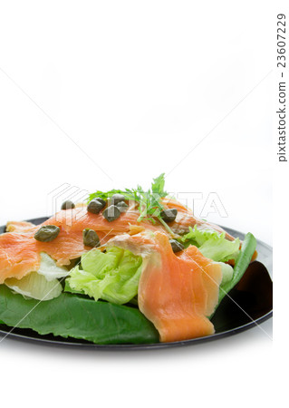Smoke salmon salad Smoke salmon salad 23607229