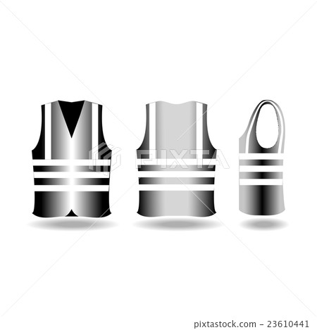 vector of safety vest - Stock Illustration [23610441] - PIXTA